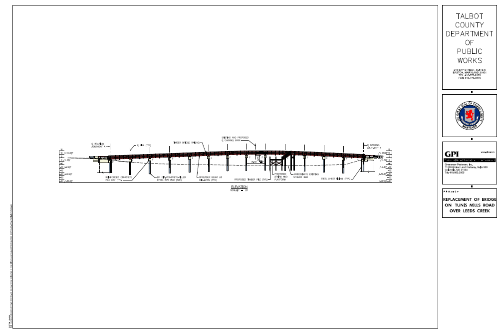 Side Angle of Leeds Creek Bridge Design